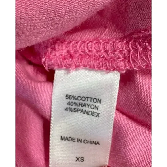 Koolaburra by UGG Jersey Short Sleeve Tunic Pink Size XS NWOT - Picture 6 of 9